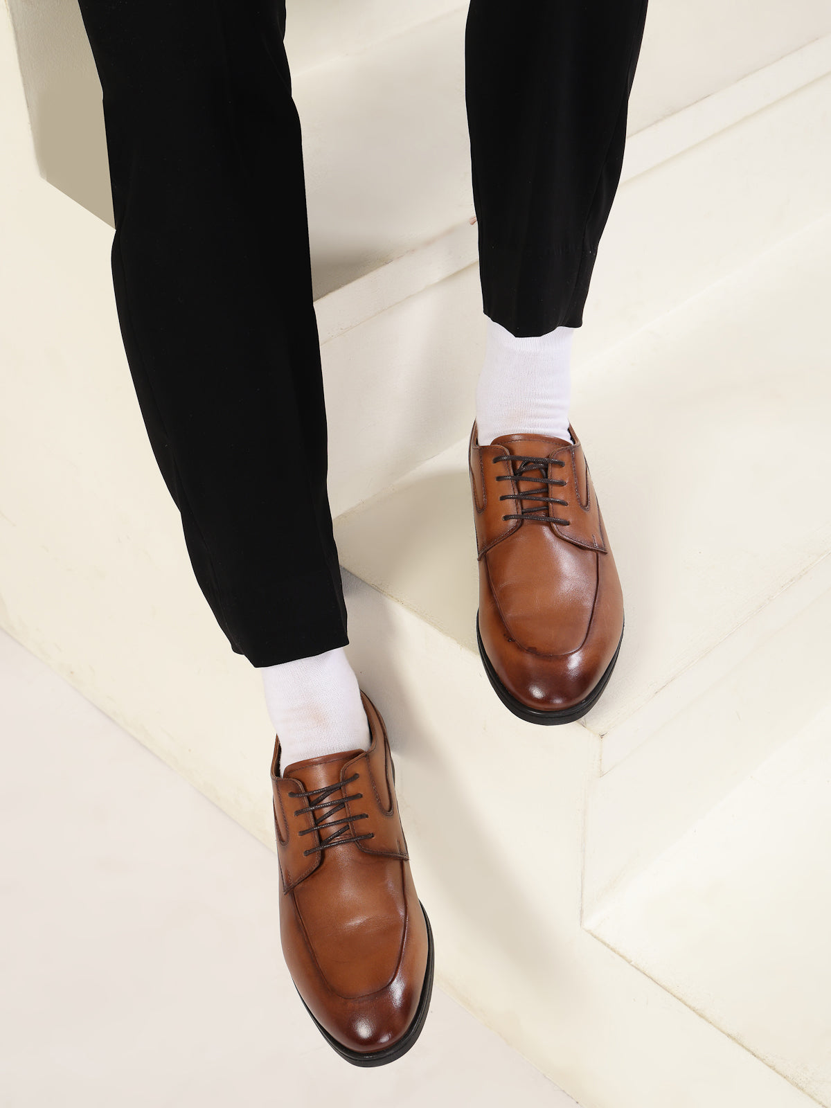 Titan Edge Tan Formal Lace Up