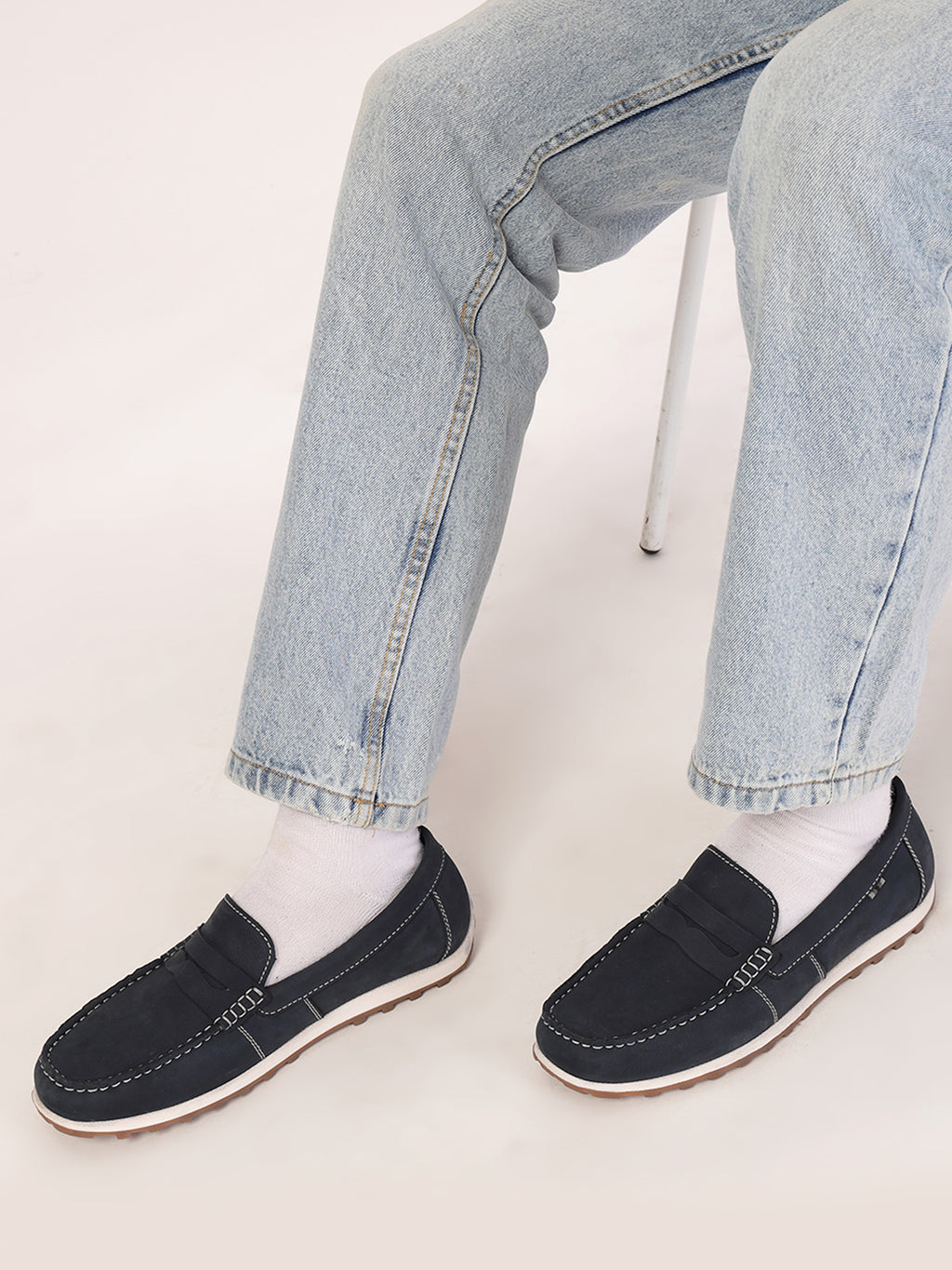 Hercules Blue Loafers