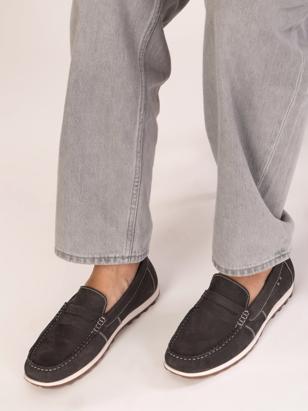 Hercules Grey Loafers