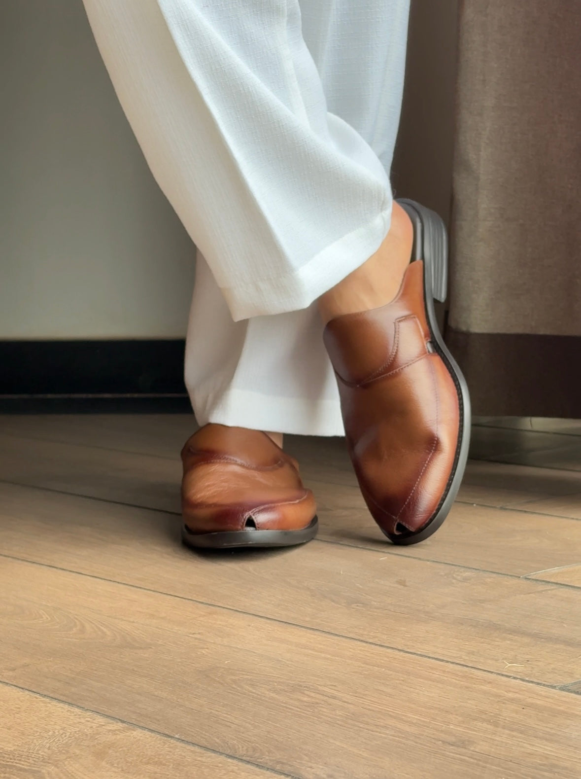 Urban Luxe Leather Mules