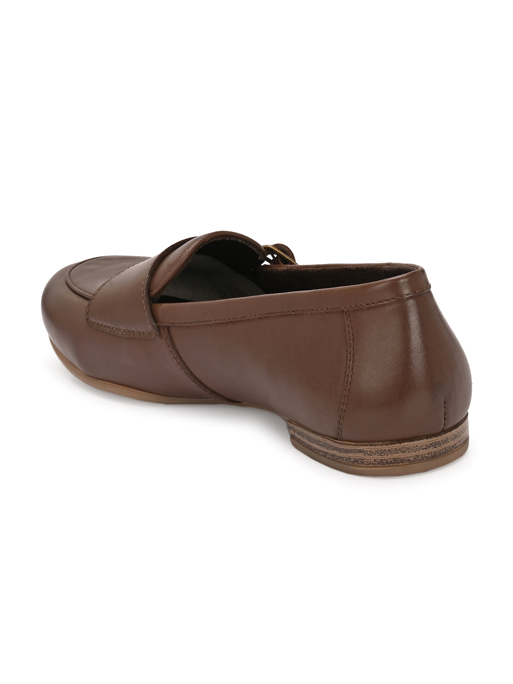 Monk Street – Brown Double-Buckle Loafers