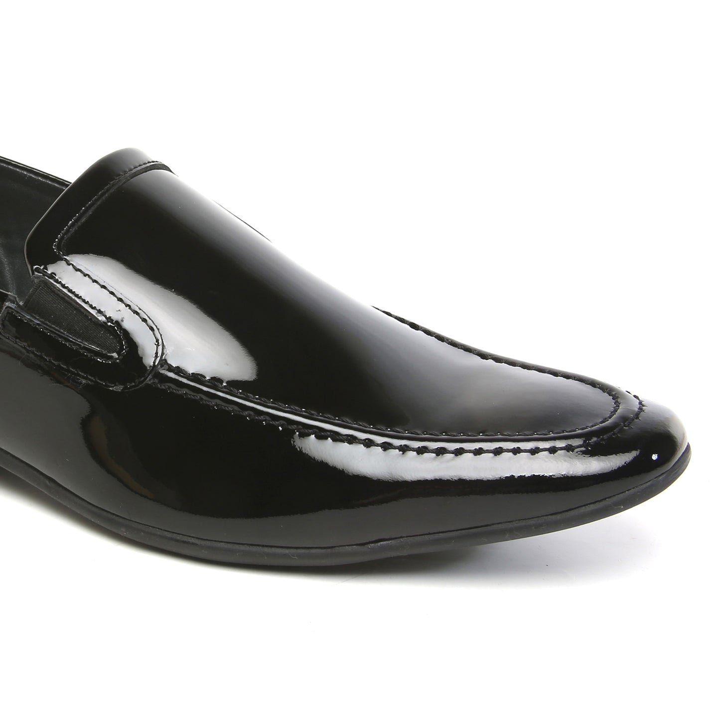 Shine On With Slipon Black Patent Shoe