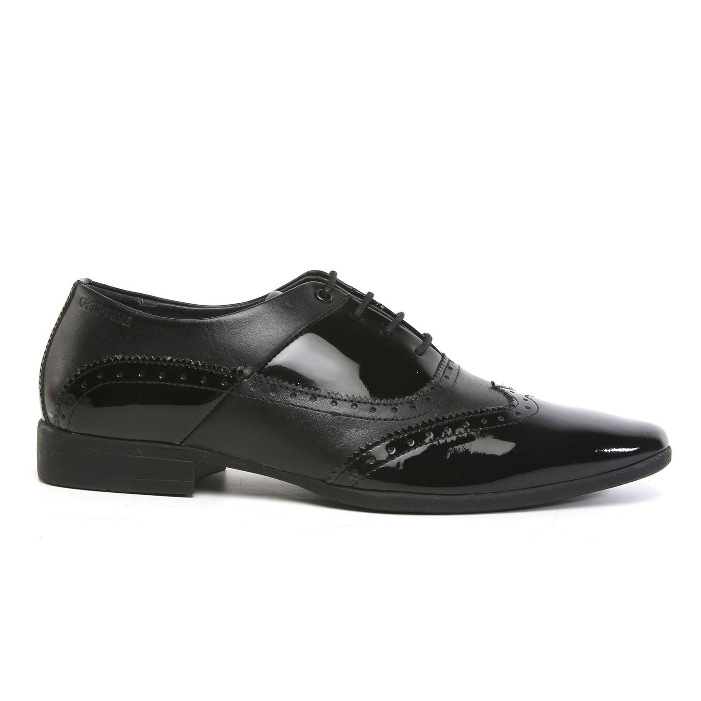 Shine On With Lace up Black Patent Shoe