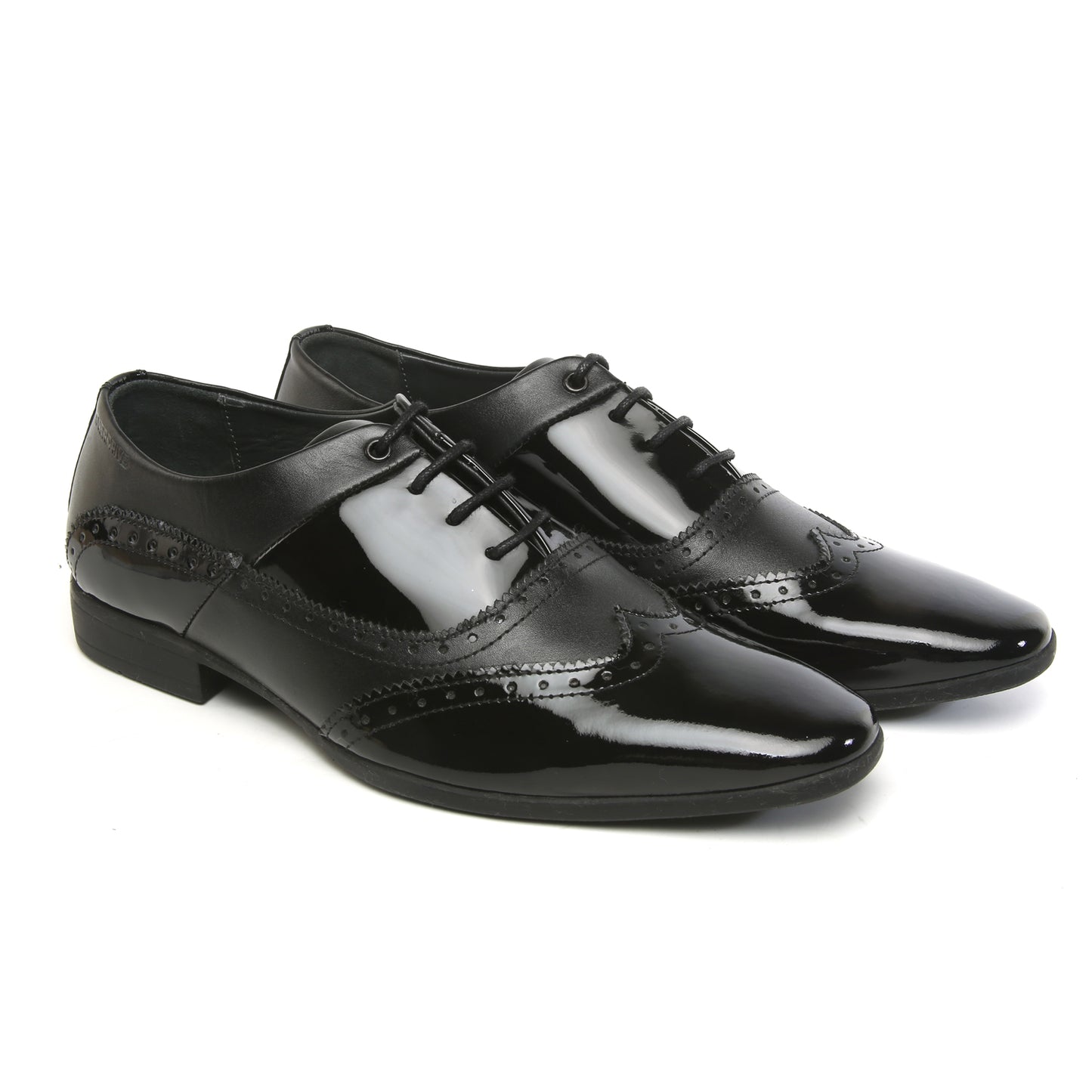 Shine On With Lace up Black Patent Shoe