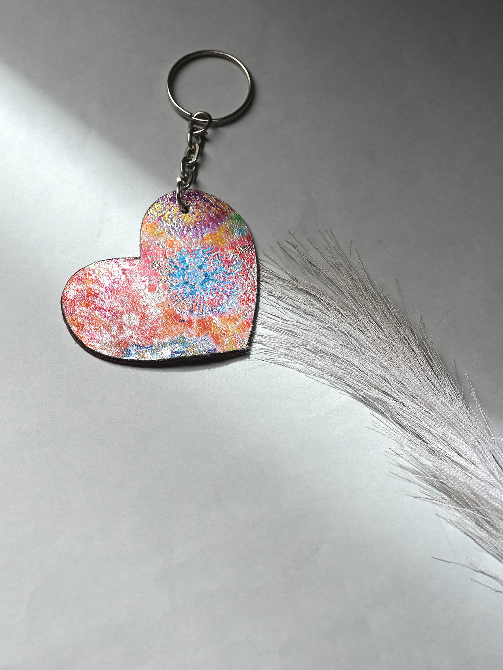 LoveLink Leather Keyring