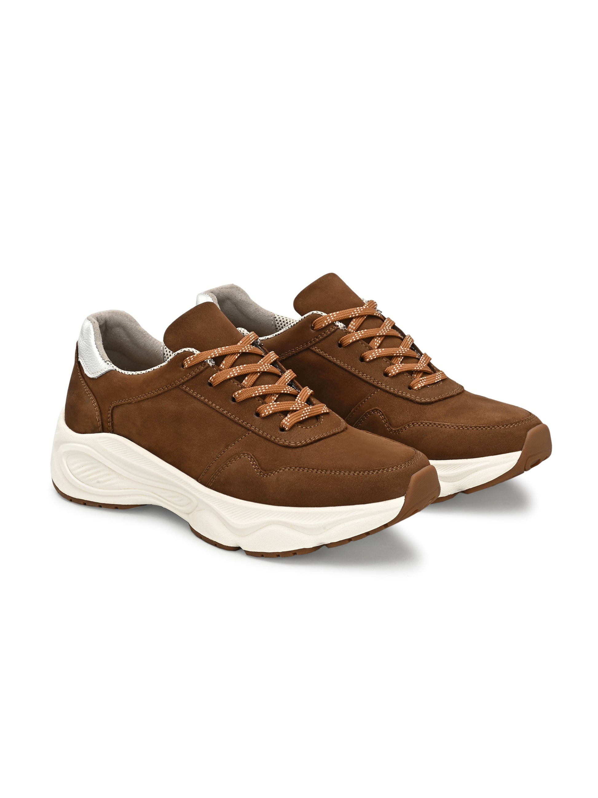 Rust Rover – Coffee Suede Comfort Sneakers
