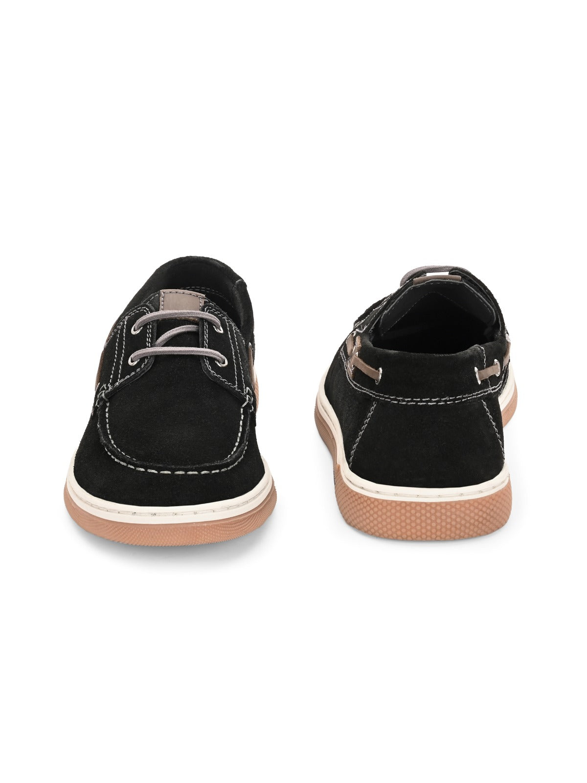 Drift Black Suede Boat Shoes