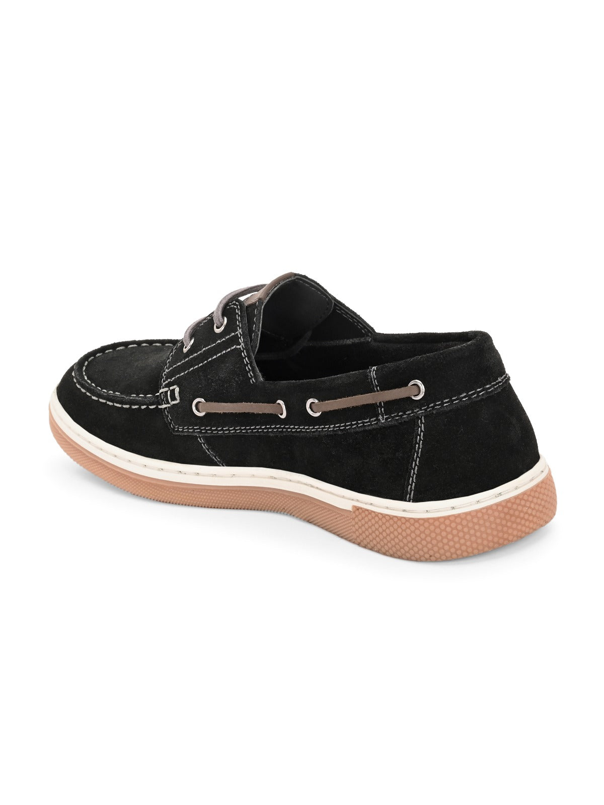 Drift Black Suede Boat Shoes