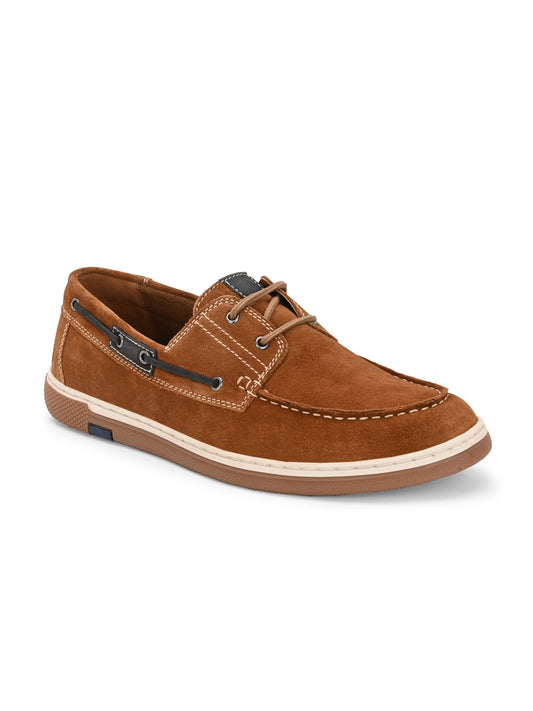 Drift Tan Suede Boat Shoes