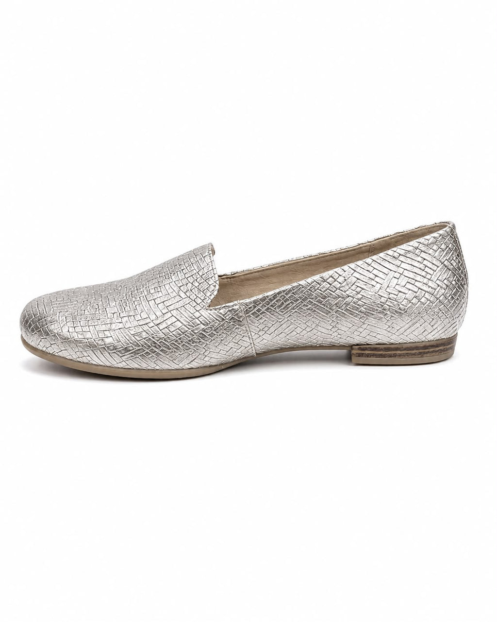Zarina Woven Gold Heritage Loafers
