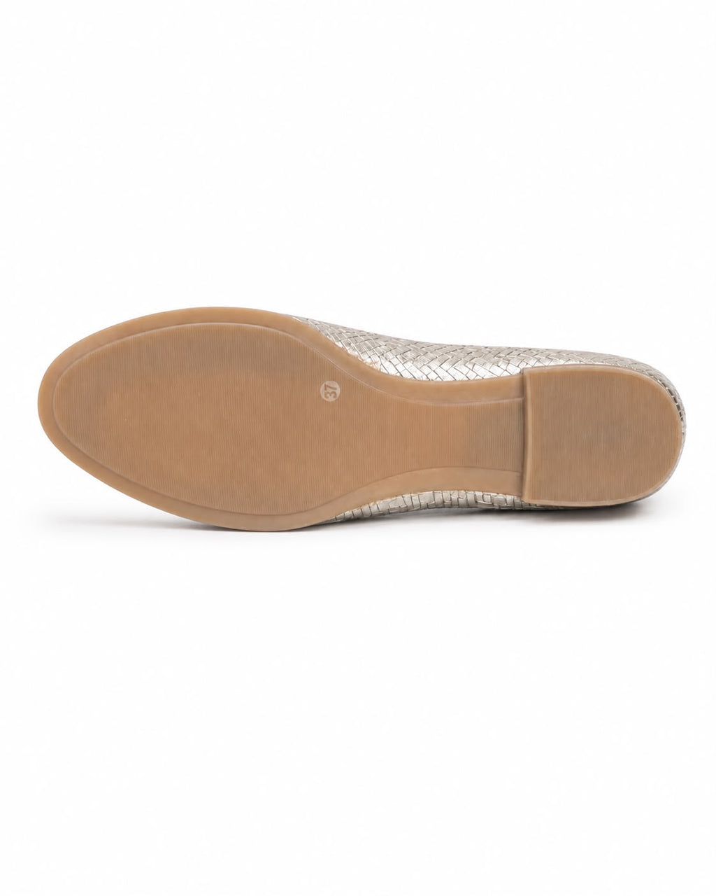 Zarina Woven Gold Heritage Loafers