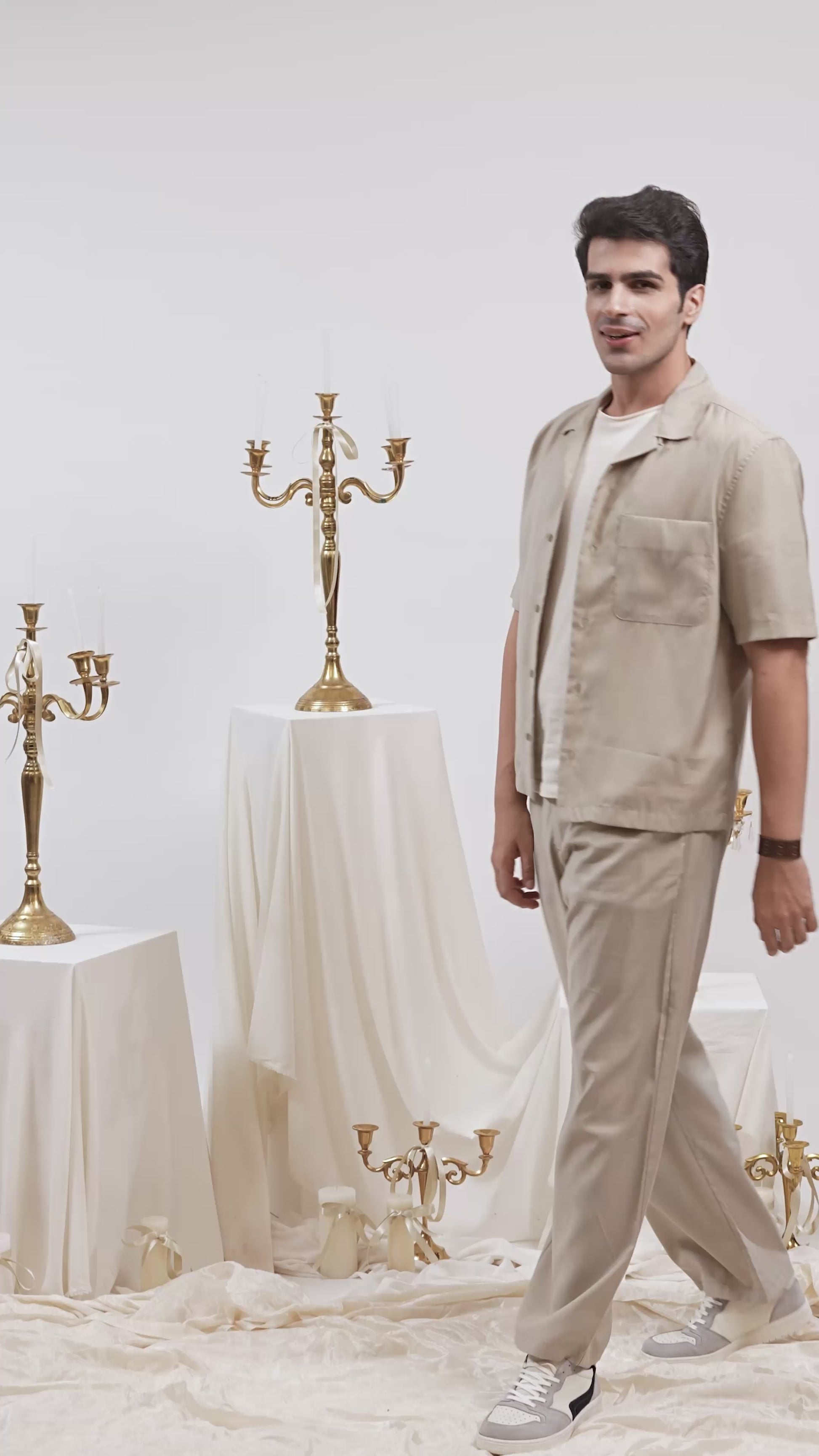 Smoke Trail Sneakers – White, Grey & Navy