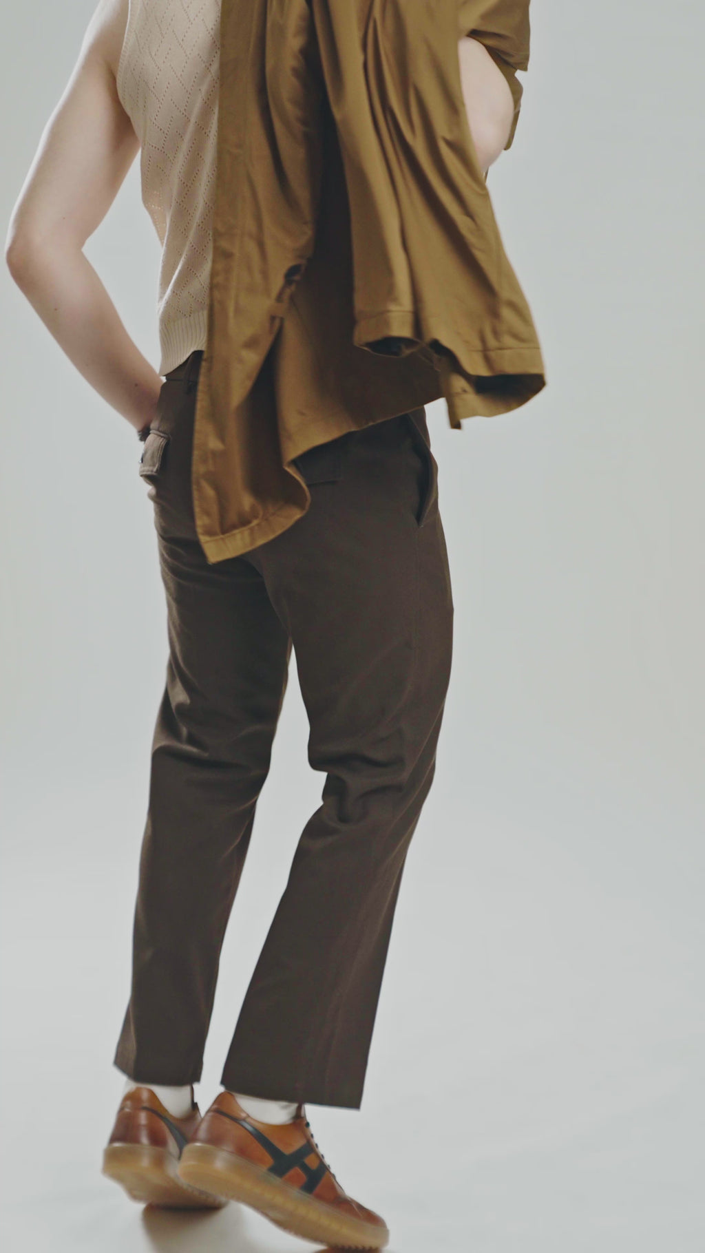 Henry Tan Leather Sneaker