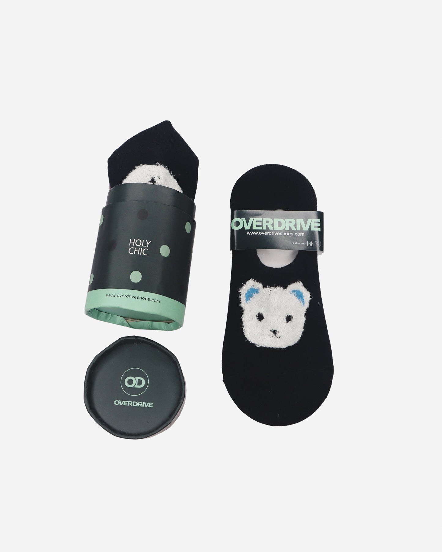 Twisted Panda No Show Socks