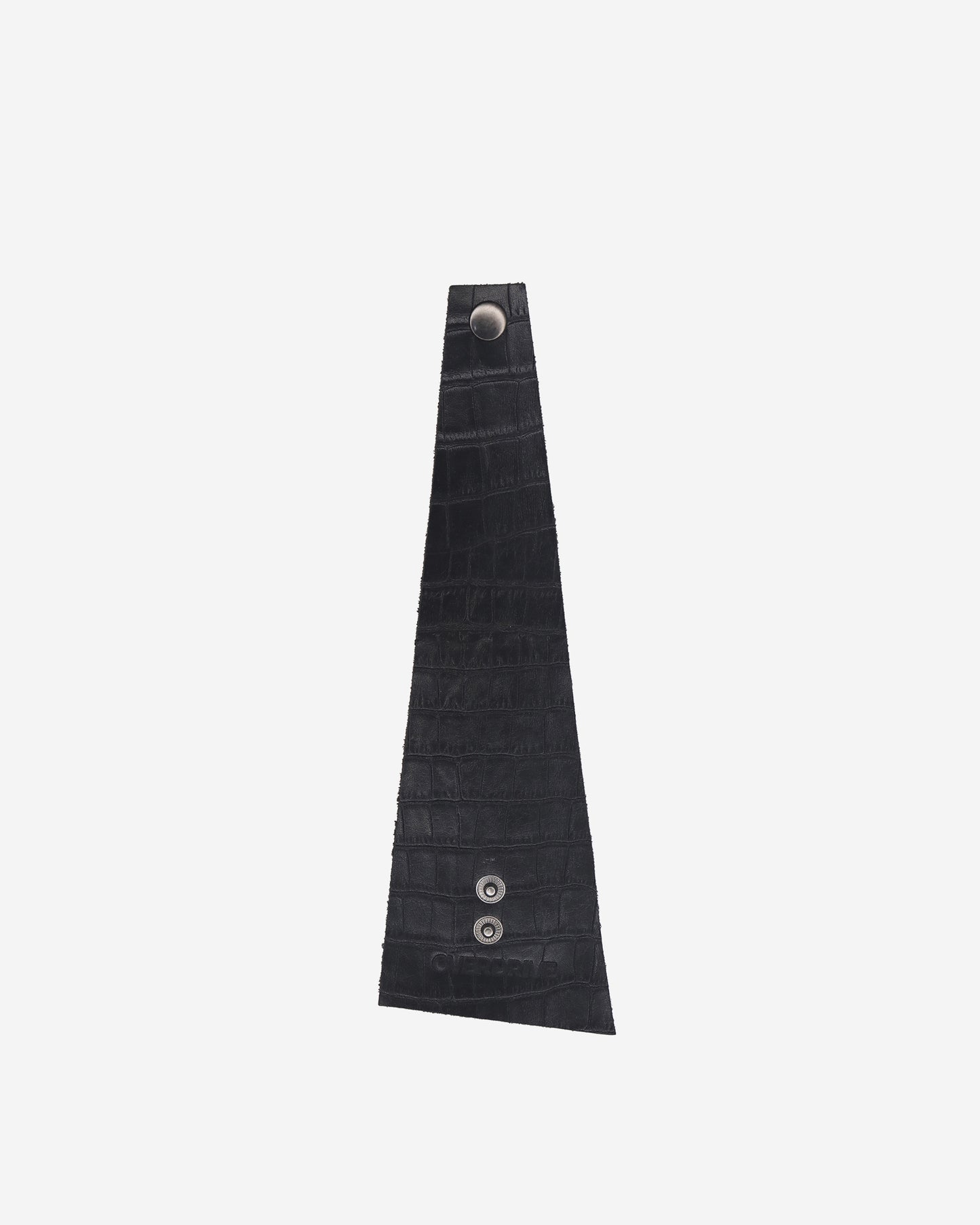 Black Leather Wrist Band