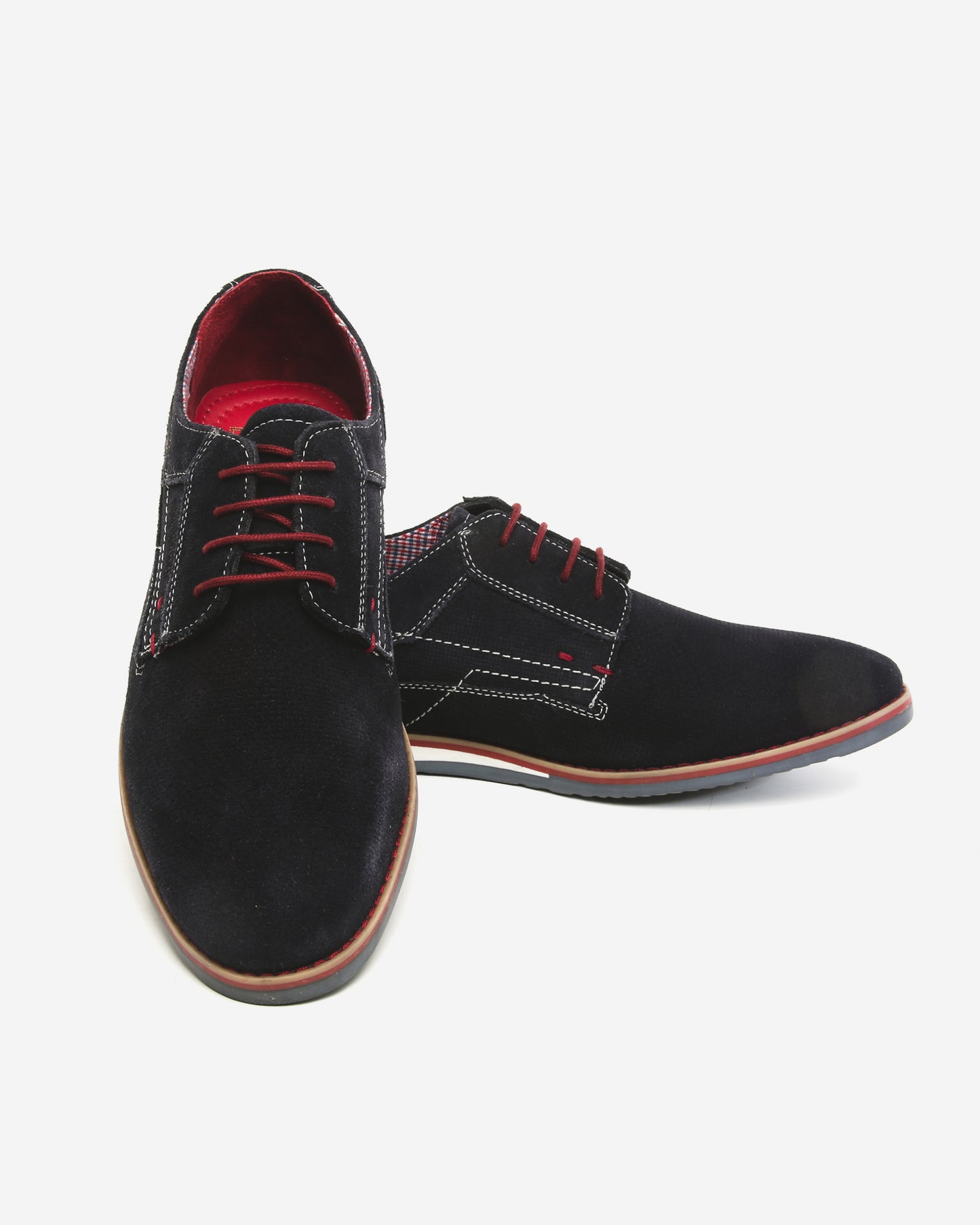 Avions Blue Casual Lace Up Shoe