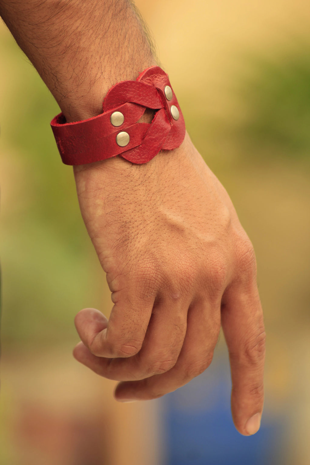 The Unfathomed Leather Wrist Band