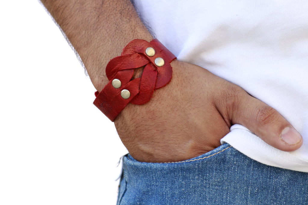 The Unfathomed Leather Wrist Band