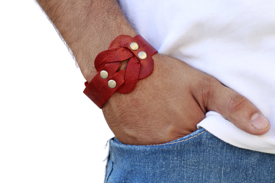 The Unfathomed Leather Wrist Band