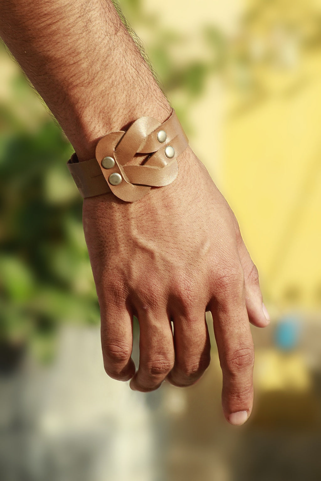 The Unfathomed Leather Wrist Band