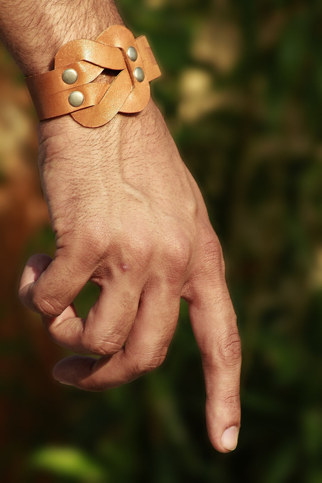 The Unfathomed Leather Wrist Band