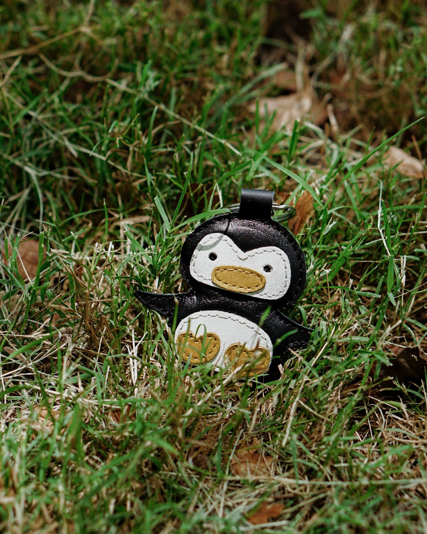 Penguin Leather Key Rings